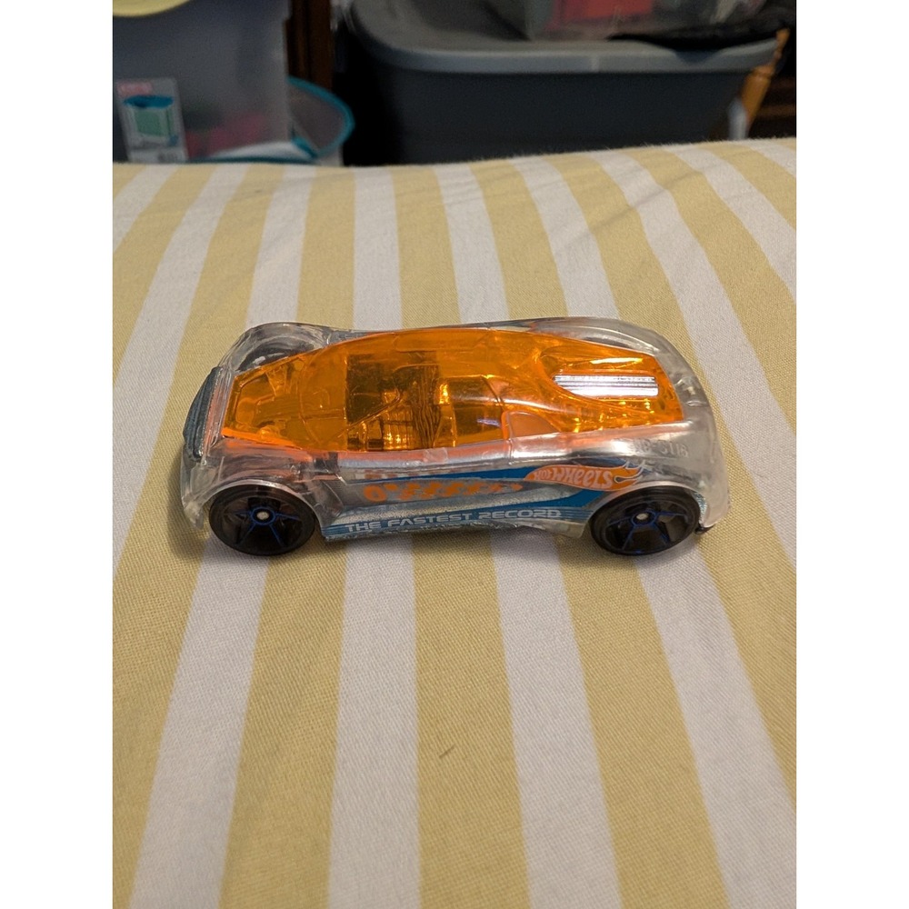 Hot Wheels Orange and Clear Nitrium Diecast Car 1:64 Scale G8118 G43 Thailand